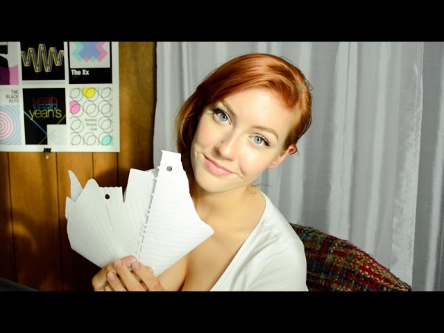 ASMR Paper Sorting | Tearing | Folding
