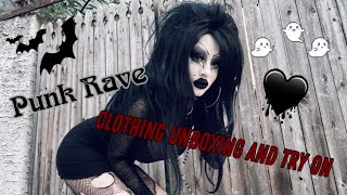 Punk Rave Clothing Unboxing and Try On / Mamie Hades