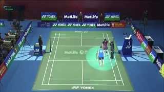 Yonex Sunrise Hong Kong Open 2015 | Badminton SF M2-MS | Lee Chong Wei vs Ng Ka Long Angus