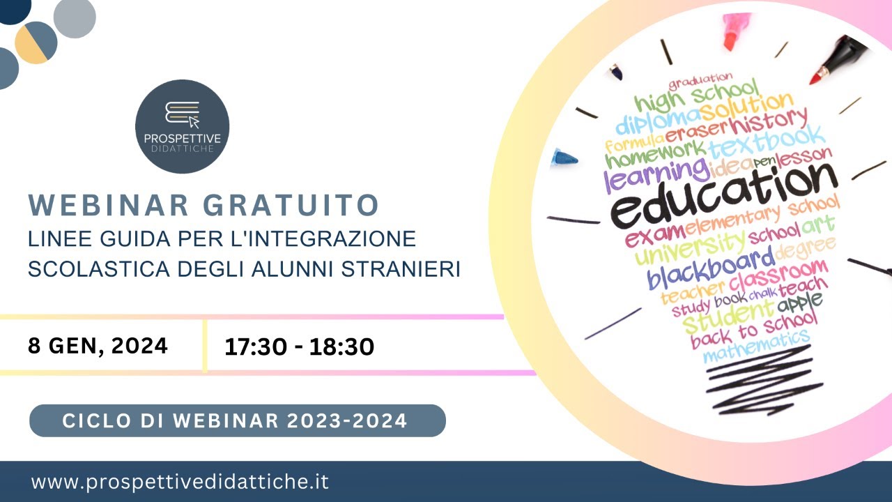Anagrafe Nazionale Degli Alunni Codice Sidi Webinar "Linee guida per l'integrazione scolastica degli alunni