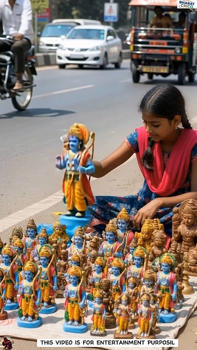 The idol of Lord Ram is lit #ram #diwali #diwalispecial