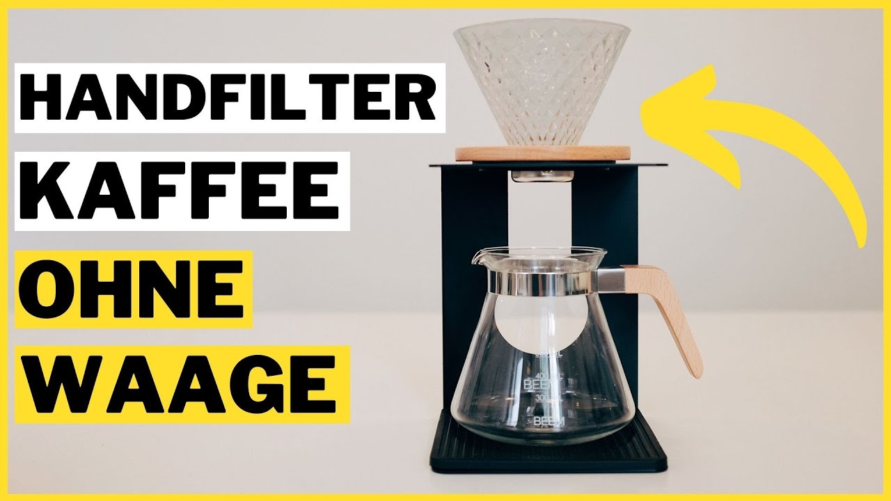 Einfach Filterkaffee kochen - Rezept & Zubereitung ohne Waage - YouTube