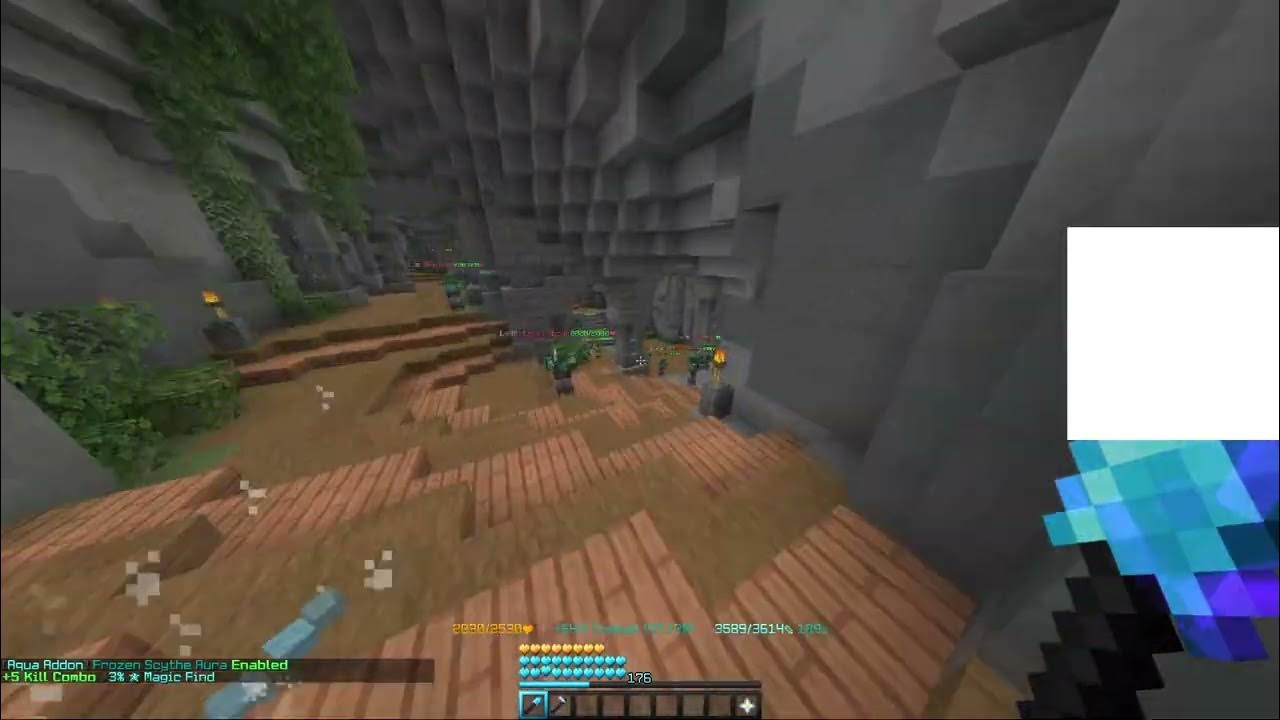 Frozen Scythe Aura showcase [Aqua Addon] YouTube