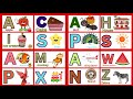 Learn English alphabet with pictures/A for apple #phonicsong #abcd #alphabet #letters #english
