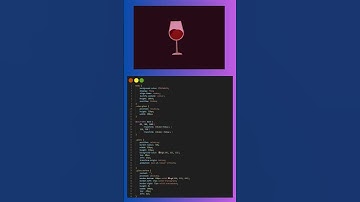 Waving Wine Glass Using HTML CSS #shorts