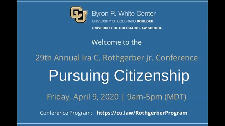 29th Annual Ira C. Rothgerber Jr. Conference: Purs...