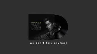 charlie puth - we don't talk anymore (slowed + reverbed)