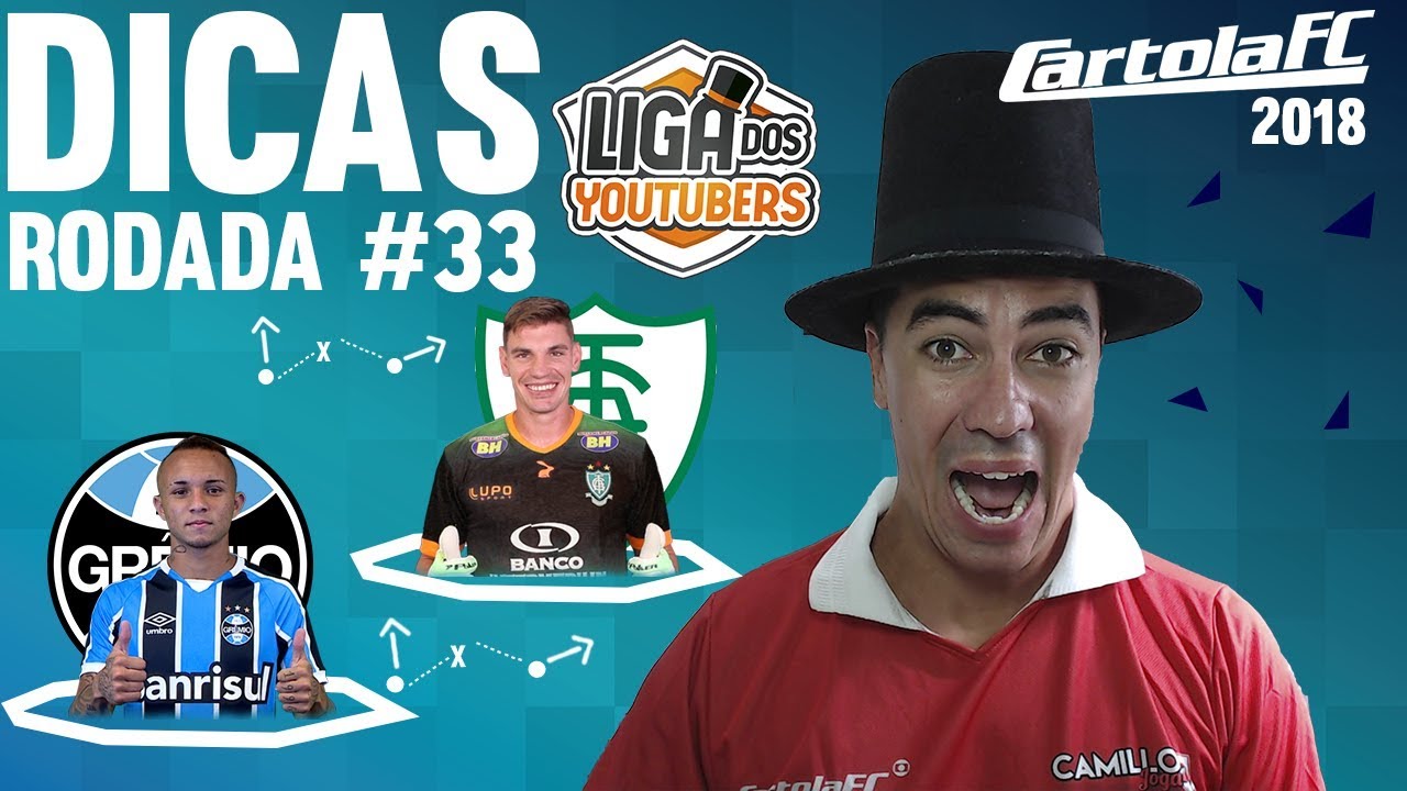 DICAS RODADA 33 - CARTOLAFC 2018 - RETA FINAL dicas infaliveis para enlouquecer um homem