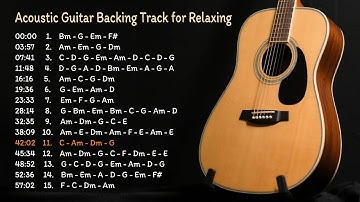 1 Hour acoustic guitar backing tracks for practice, work and relaxing.