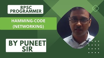 HAMMING-CODE||NETWORKING||BY PUNEET SIR||