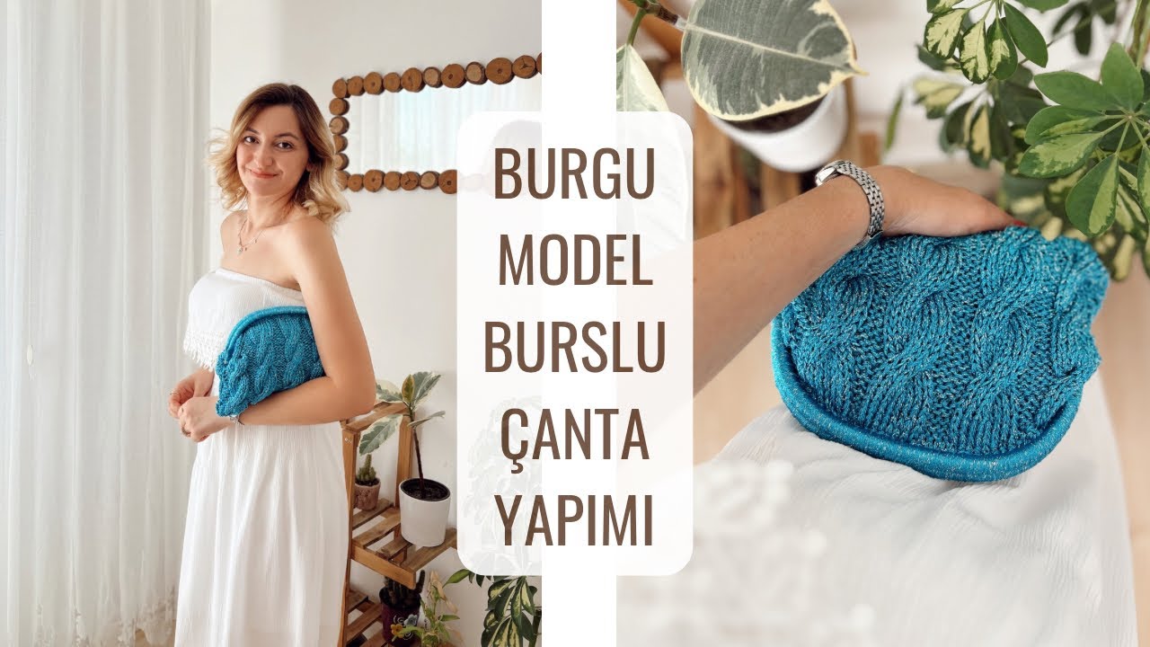 BURGU MODEL ÖRGÜ ÇANTA YAPIMI 🦋 BURSLU ÇANTA YAPIMI #crochet