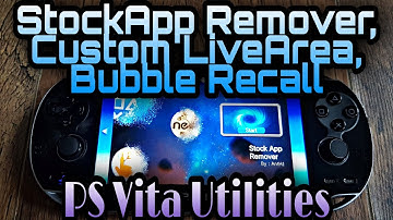 Stock App Remover - Custom LiveArea - Bubble Recall - PS Vita Utilities