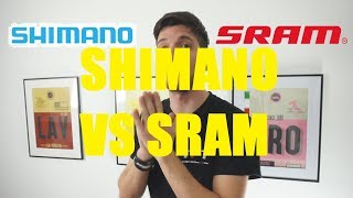 SRAM VS SHIMANO - EQUIVALENCIAS