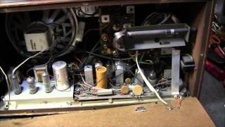 Antique Vintage MAGNAVOX OFM-022 TUBE Mid Century Modern Stereo RADIO - Tech Talk With Paul and Al