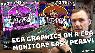 EGA Graphics On A CGA Monitor? It