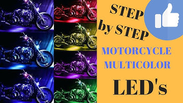 How to install LED lights on your motorcycle