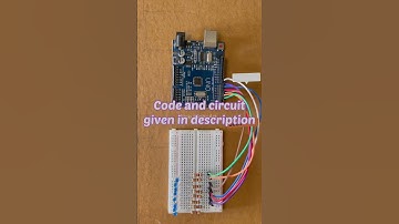 Building LED Chaser using Arduino Uno | Program Arduino  #shorts  #shortsindia NakulashuArt