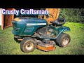 Reviving a free crusty craftsman riding mower