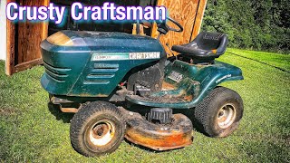 Reviving a FREE Crusty Craftsman Riding Mower