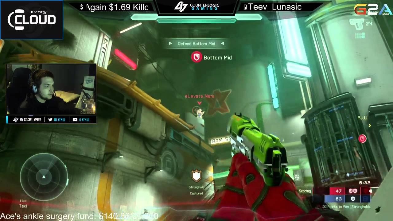 Team Beyond 2k Astro Halo 5 Tournament - CLG vs Elevate Game 3 - Lethul PoV