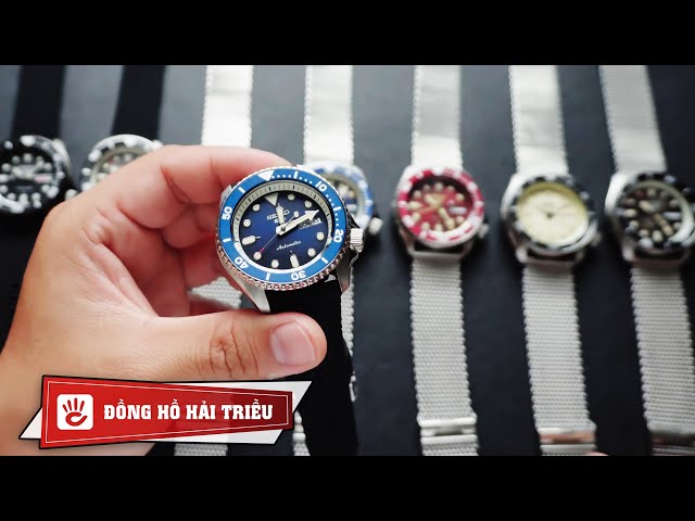 Hải Triều Top Watch #11 | Review 8 chiếc đồng hồ Seiko 5 ngôn ngữ Suits cực đẹp