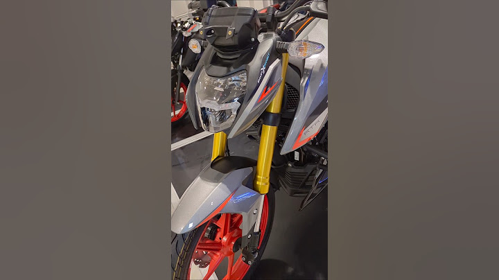 New 2025 TVS Apache RTR 160 4V - USD Forks