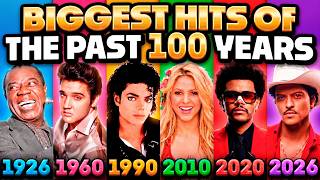 THE BIGGEST SONG EACH YEAR FOR 100 YEARS! (1926 - 2026)
