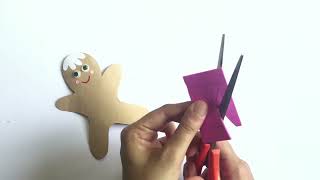Gingerbread Man Crafts For Toddlers, Preschool and Older