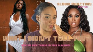 LISTENING TO COCO JONES WHAT I DIDN'T TELL YOU ALBUM (IN FULL) FOR THE 1ST TIME PART 2 |Iman Reacts
