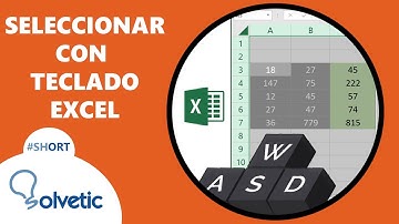 Cómo seleccionar todo en Excel con el teclado ✔️ #Shorts