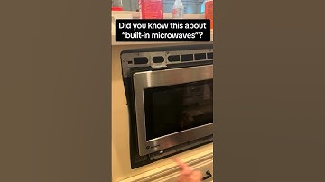 Did you know this about built-in microwaves?