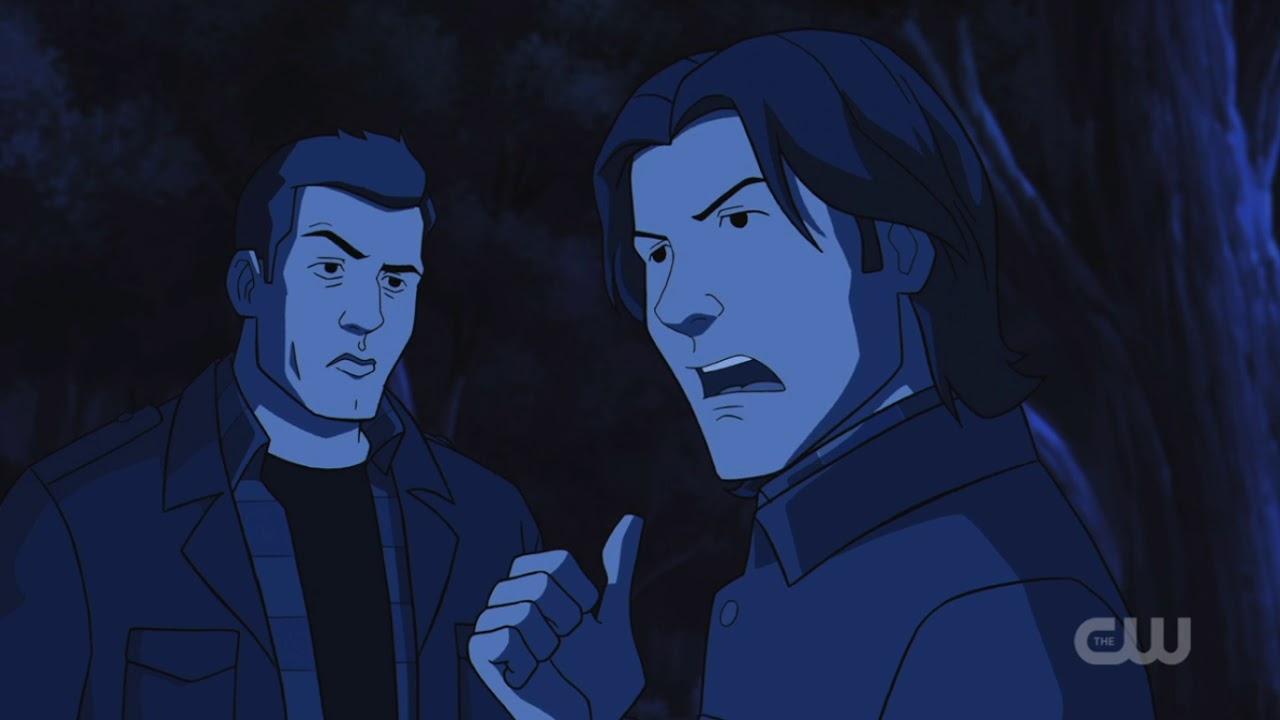Supernatural Maglietta Uomo Scoobynatural Ruh-roh! Scooby-Doo Dean Sam - Cotone Nero, XXXL