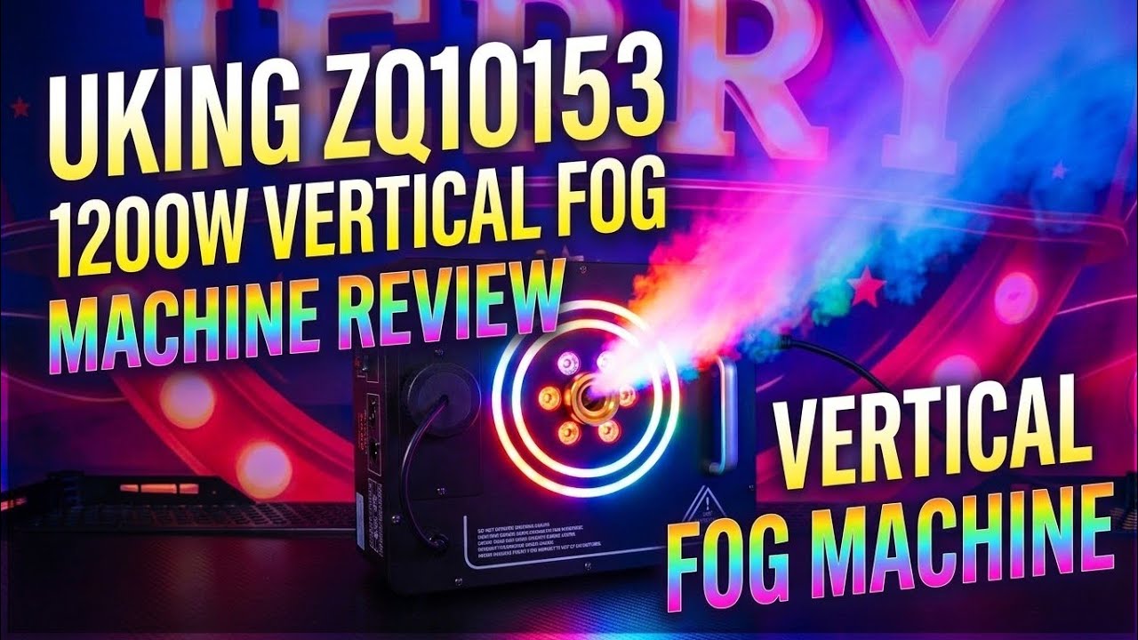UKING ZQ10153 – Full In‑Depth Review | 1200W Vertical Geyser Fog Machine