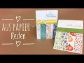 Mit Papierresten eine schöne Karte basteln -  mit Stampin Up Produkten