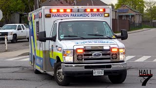 Hamilton Paramedic Service - 2031 &amp; 2002 Responding