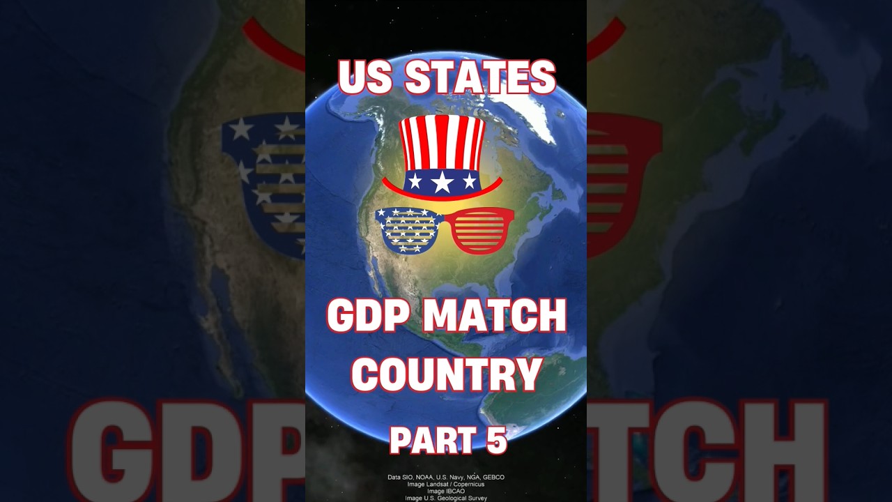 GDP Showdown: US States vs. World's Economies Part 5