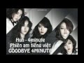 [ GOODBYE 4MINUTE - Phi&ecirc;n &acirc;m tiếng việt ] Huh-4minute [ Musickorea]