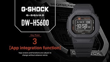 📣Tip3 💪 DW-H5600 G-Shock 3516 G-SQUAD App integration function - Easy Tutorial 🤗