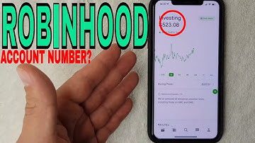 ✅  How To Find Robinhood Account Number 🔴