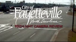 Fayetteville red light camera program update (Video from city of Fayetteville)