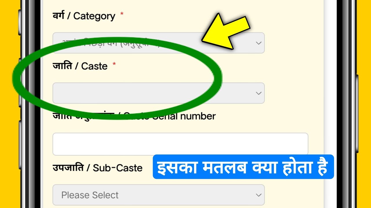 Caste ka matlab kya hota hai