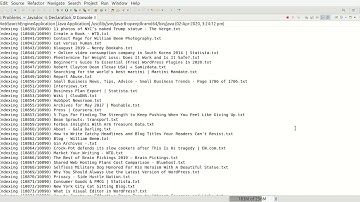 Web Search Engine in Java using Term Frequency - Inversed Document Frequency (TF-IDF)