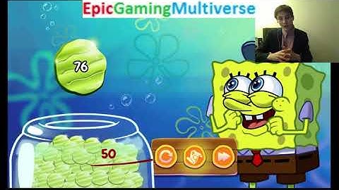 SpongeBob SquarePants SpongeBob Run Stage 1-1 WalkThrough With Live Commentary And A Facecam