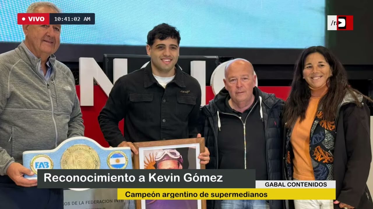Entrevista: Reconocimiento a Kevin Gómez. Campeón argentino de supermedianos