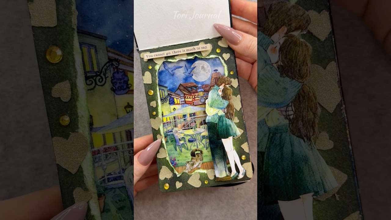 ASMR journal Moonlit Embrace🌑🍃💚✨🌌|