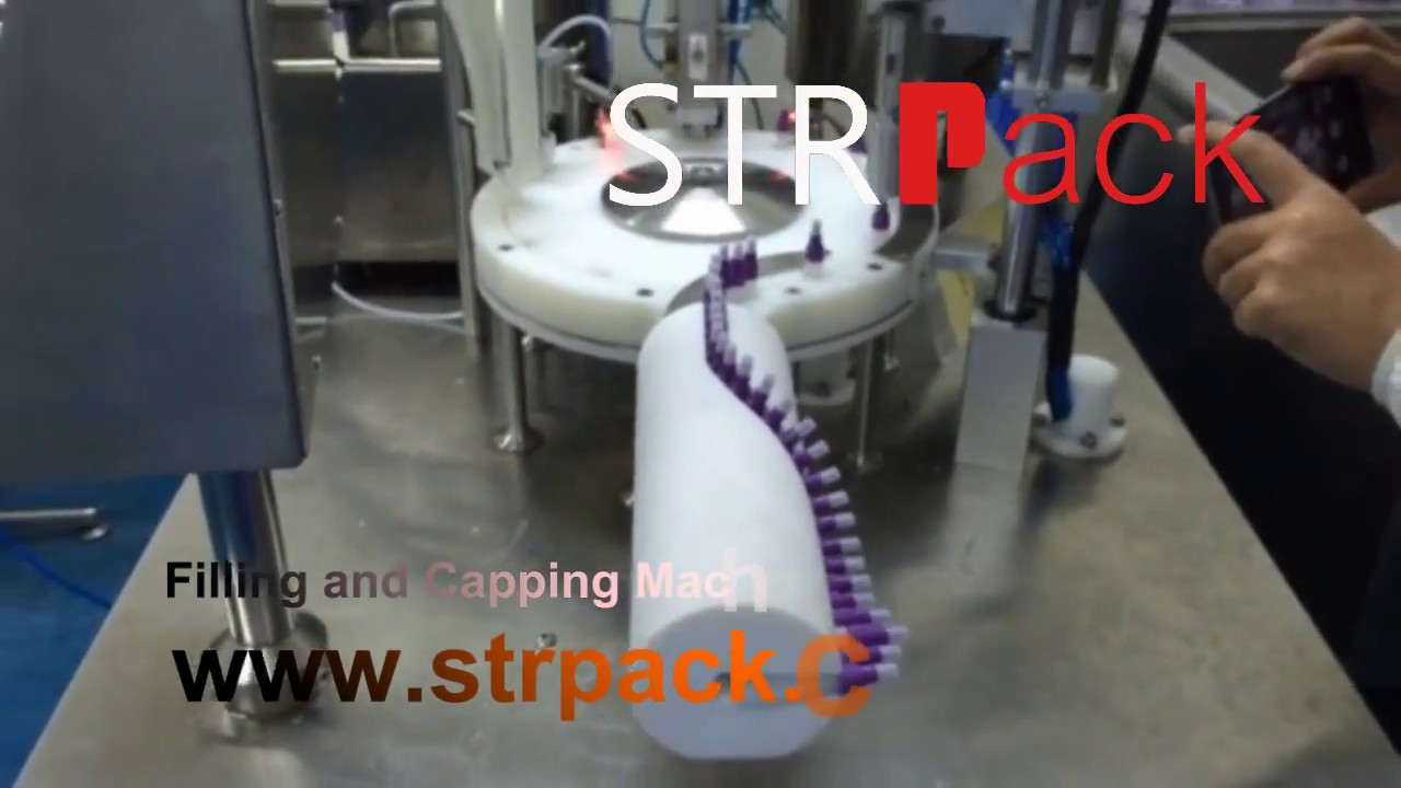 6ml Vial Filling and Capping Machine Small Bottle Filler capper ...