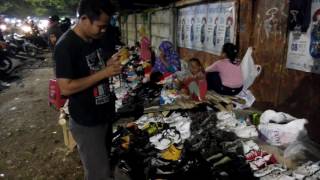 Cakar Sepatu di Jalan Hertasning Makassar