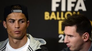 Ballon d'Or 2016 Messi vs Ronaldo Argument On Stage!*