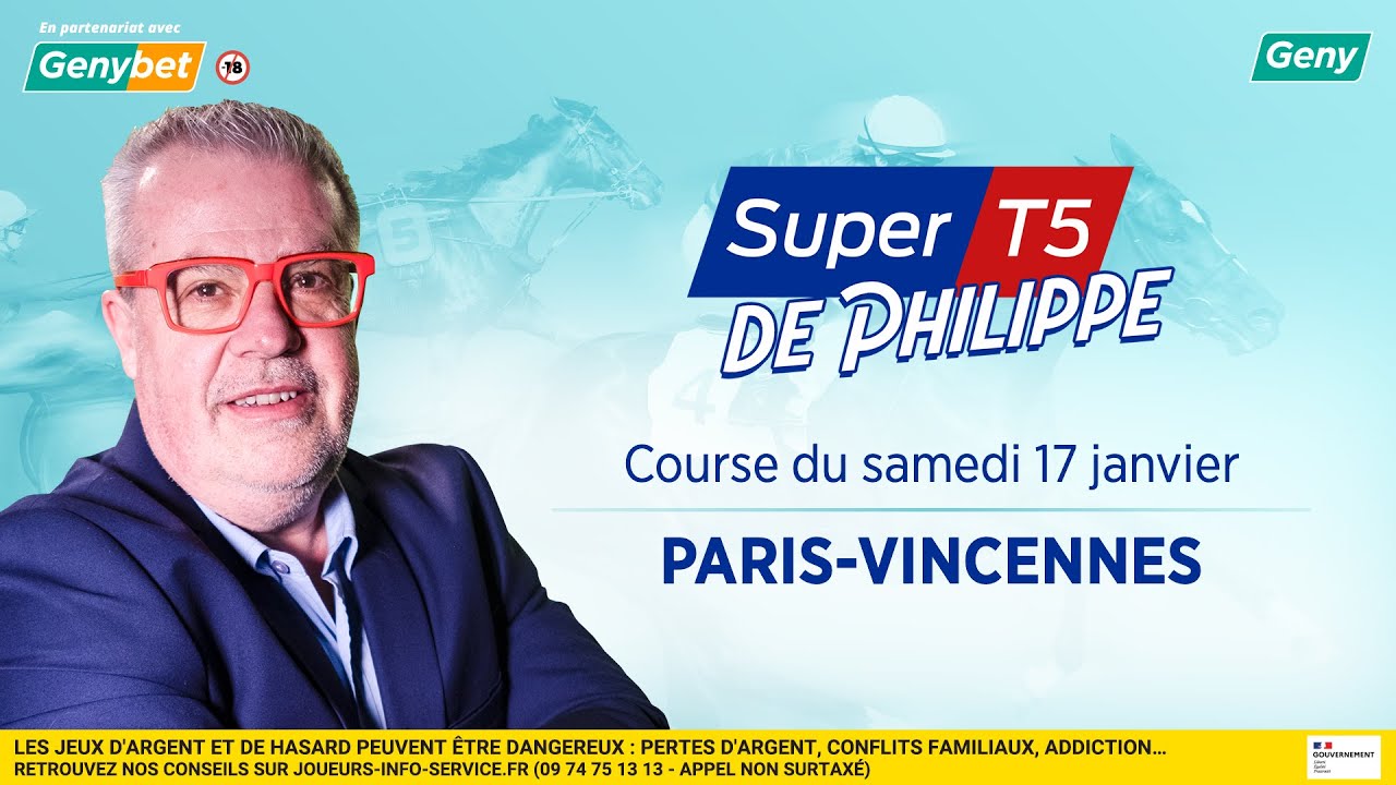 LE PRONO DU SUPER TOP 5 (R1-C4) | 17/01/2026 | A PARIS-VINCENNES