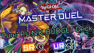 P.U.N.K. Pure Control BUDGET Version Deck Profile Yugioh! Master Duel NEW!  Punk Dunk